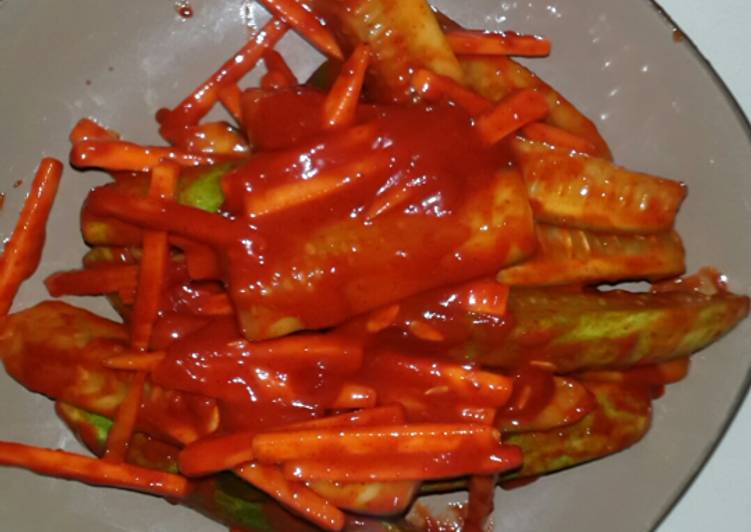 Recipe of Perfect Kimchi timun