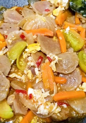 Foto resep Tumis Bakso asam manis