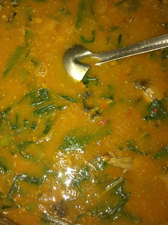 A picture of Oha soup.