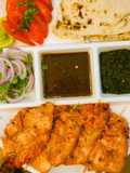 Chicken Malai boti platter
