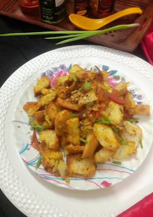ब्रेड पोहा (Bread Poha recipe in Hindi) रेसिपी मुख्य फोटो
