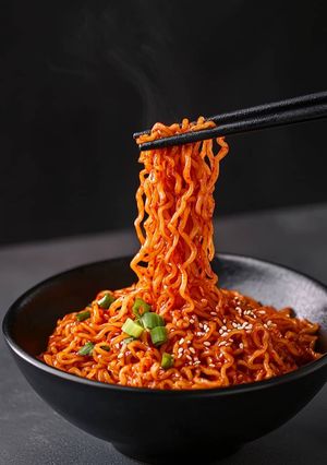 Koreai gochujang tészta - streetfood verzió recept fotója
