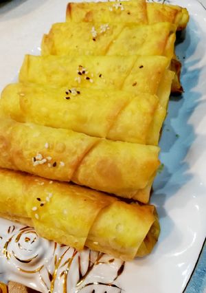 عکسی از دستور بورک با خمیر یوفکا