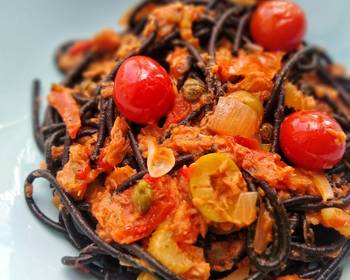 Ultimate Making Recipe My Spaghetti Puttanesca Delicious and Healthy