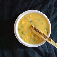 Corn mater soup A picture of Corn mater soup.