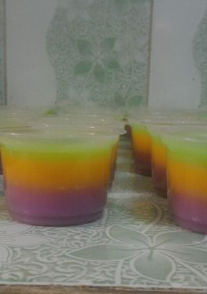 Foto resep Puding 3 rasa