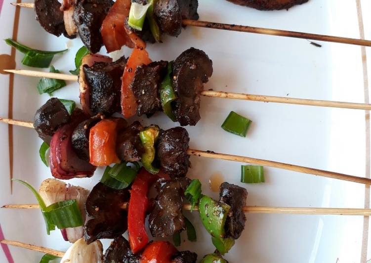 Kidney kebabs