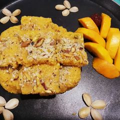 A picture of Mango Kalakand.