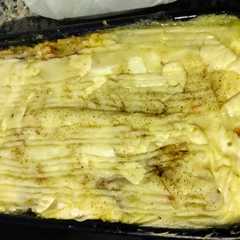 Una foto de Especial pastel de papas con berenjenas