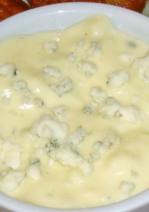 A picture of Blue Cheese Dressing, Jon Style.