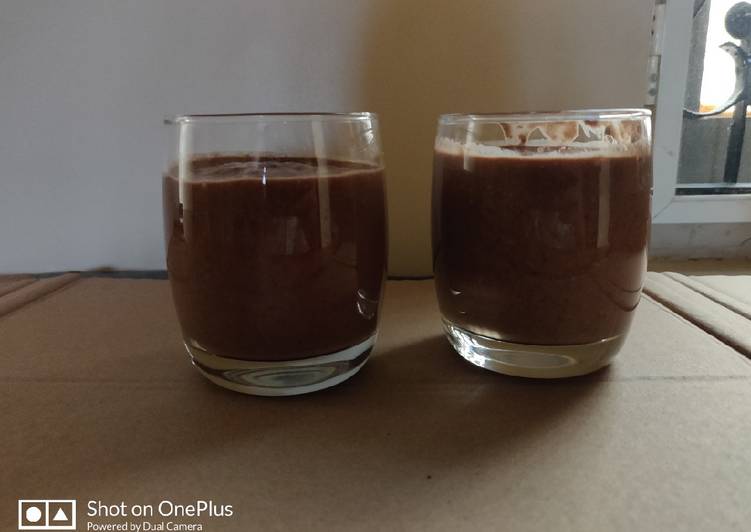 Recipe of Speedy Choco banana smoothie