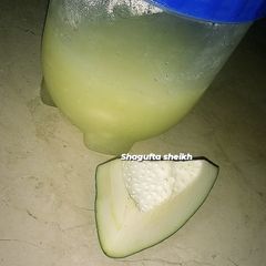 A picture of Kacha papeeta(meat tenderizer).