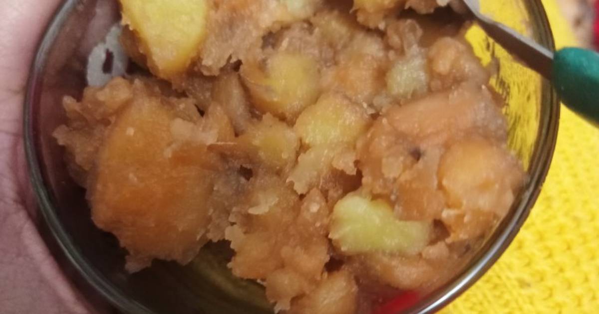 Jaggery sweet potato Recipe by Prachi jindal Cookpad