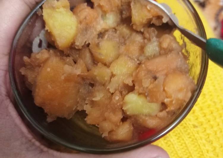 Recipe of Ultimate Jaggery sweet potato