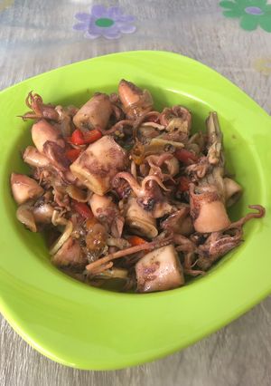 Foto resep Cumi Asin Tumis
