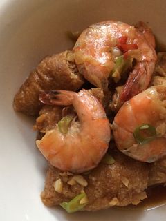 Foto resep Tumis udang tahu saus kecap