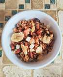 Granola esotica, in padella