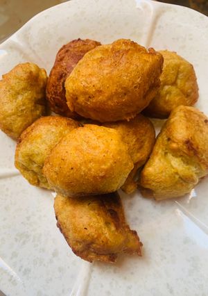 A picture of Plantain puff puff.