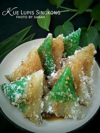 Langkah Mudah untuk Menyiapkan Resep Lupis singkong yang Uenak Anti Ribet, Uenak Banget