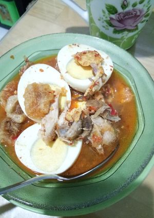 Foto resep Seblak telor ayam suwir debm