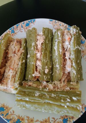 Foto resep Pare kukus bumbu teri
