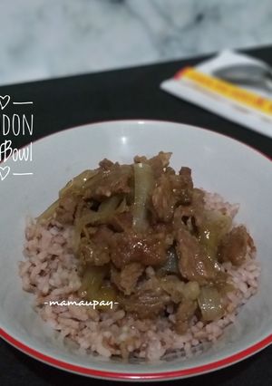 Foto resep Gyudon Beef Bowl
