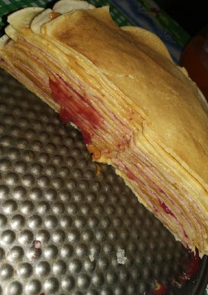 Una foto de Torta de panqueques