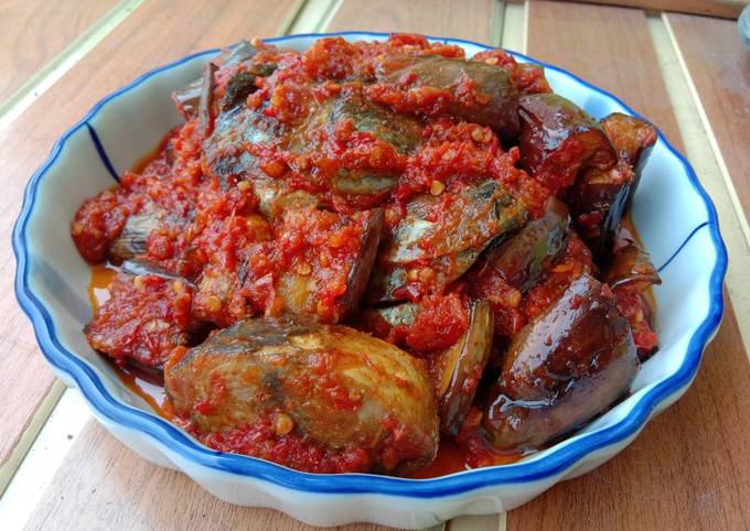 Tongkol terong balado