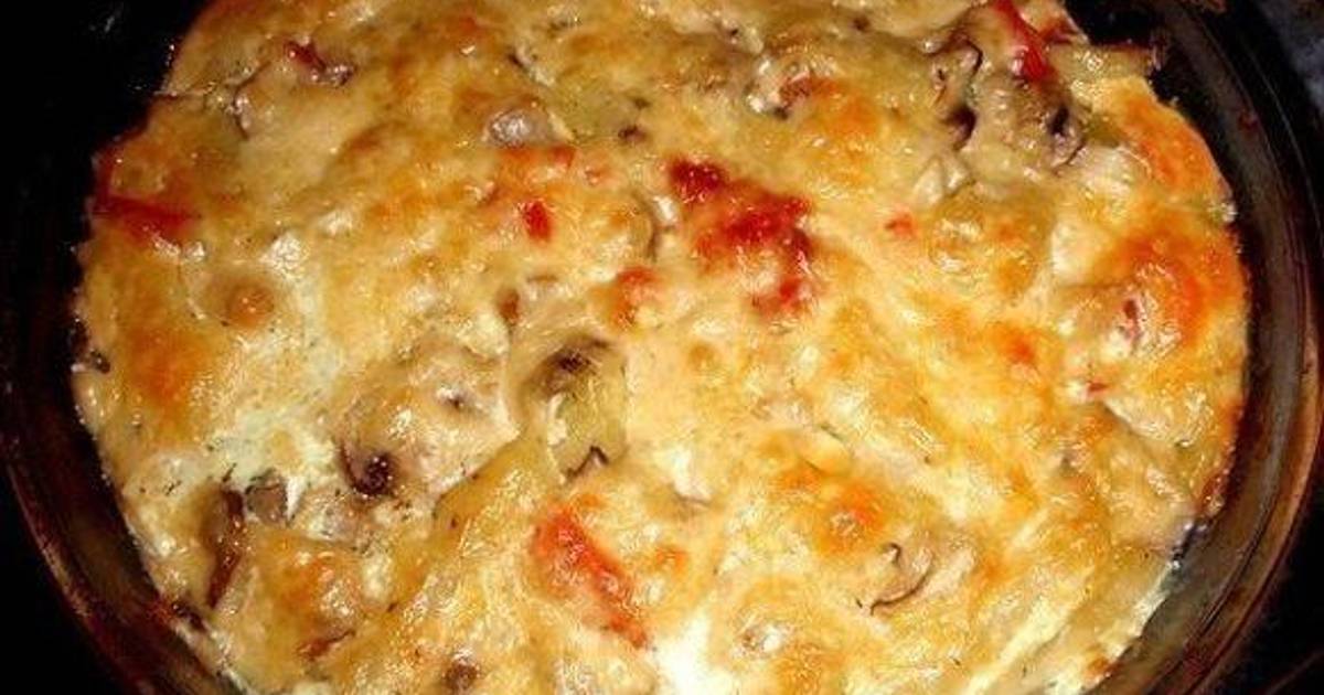 Рецепты запеканок из картофеля с шампиньонами с фото