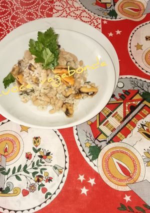 Foto di Riso fagioli e cozze