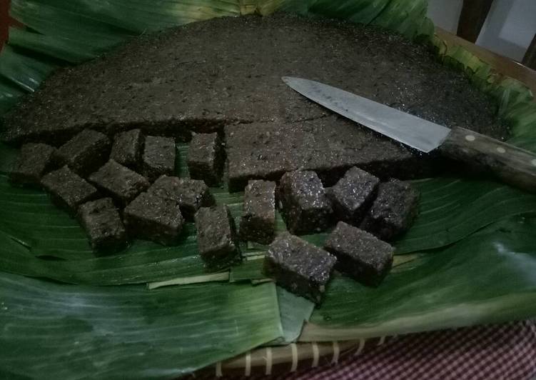 Cara termudah untuk Musim Dingin LezatWajik spekkoek ketan hitam