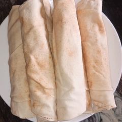 Homemade shawarma A picture of Homemade shawarma.