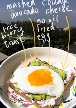 A picture of Happy Morning Toast 🍞🍳.