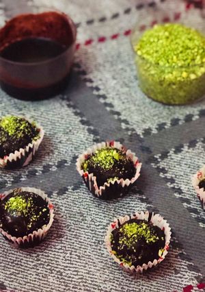 صورة لوصفة كرات الباونتي 😋