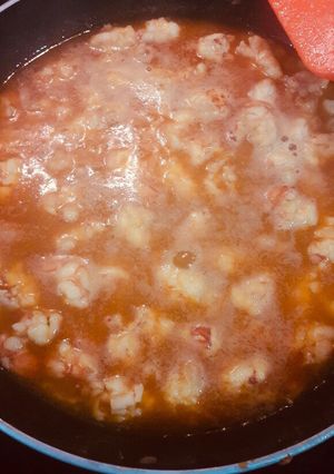 Una foto de Gambón al ajillo en su salsa (te chuparás los dedos...compra pan)