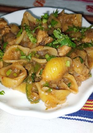 A picture of Sea Shell Pasta.