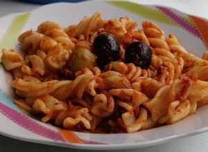 Una foto de Pasta a la Puttanesca