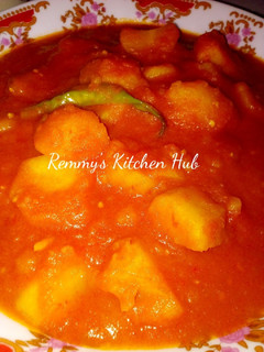 A picture of Saucy Potatoes #My4WeeksChallenge.