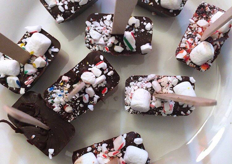 Hot chocoholic on a stick