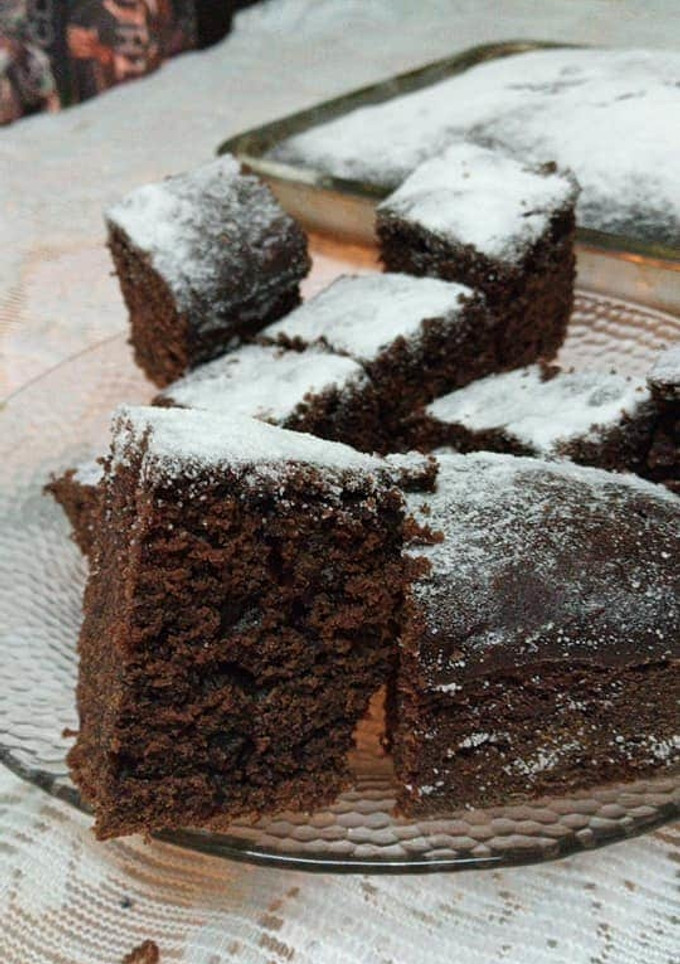 Una foto de Torta ibis húmeda y esponjosa
