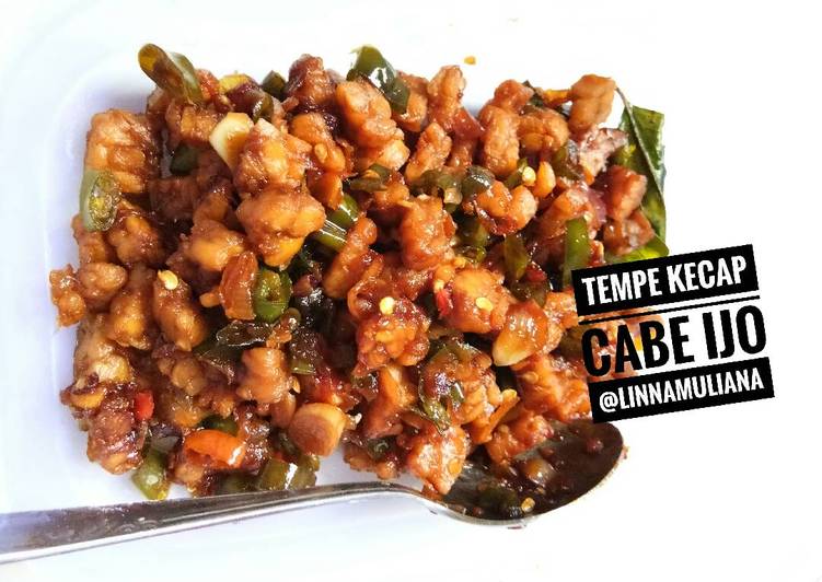 Resep Tempe Kecap Cabe Ijo oleh Linna Cookpad