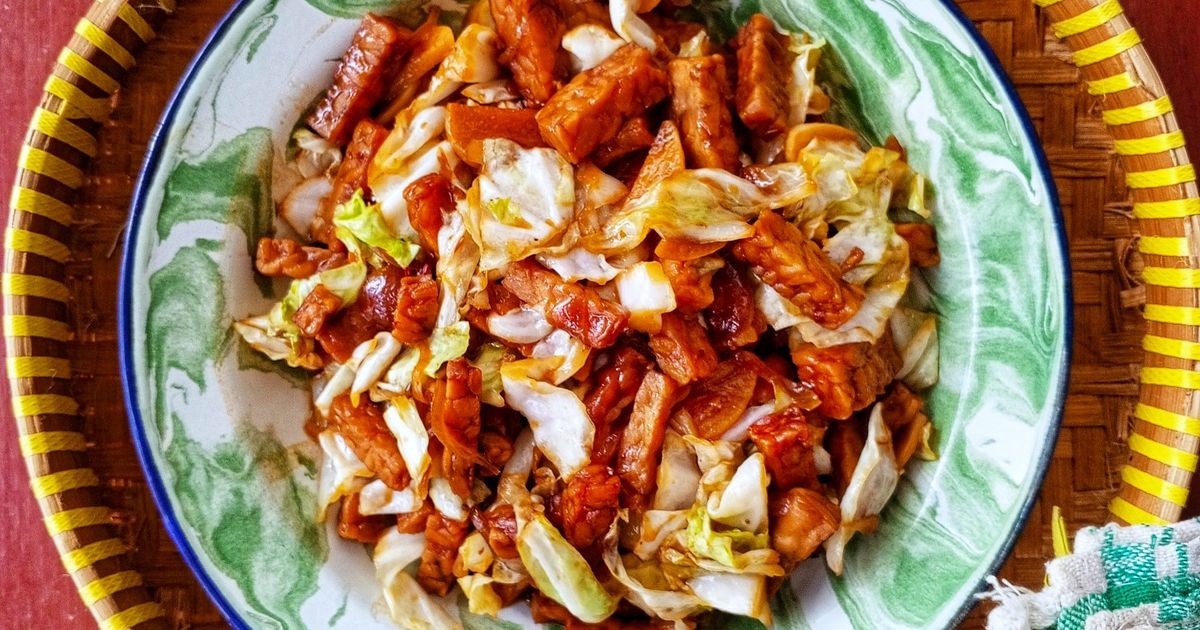 Tumis Tempe Kol Kecap