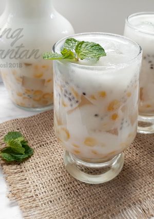 Foto resep Es Jagung Jelly Santan
