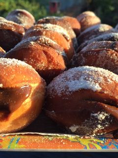 Una foto de 👩🏼🍳Bolas de fraile rellenas de dulce de leche 🤤