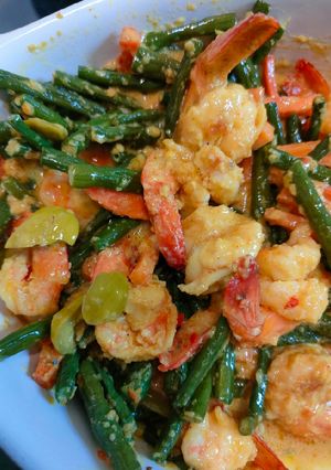 Foto resep Oseng kacang panjang santan