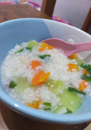 Foto resep Bubur sayur ala anak kosan