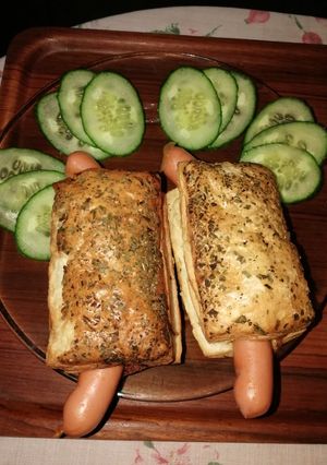 Hot dog másként recept fotója