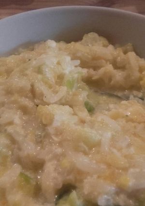 Una foto de Quikmix de arroz con zapallitos y huevo