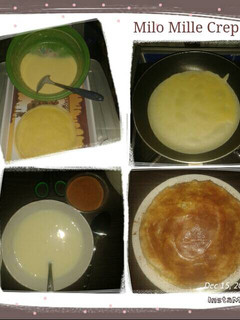 Foto resep Milo Mille Crepes