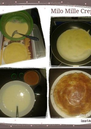 Foto resep Milo Mille Crepes